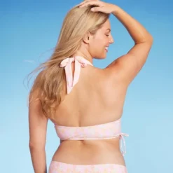 Women's Cinch Side Longline Halter Bikini Top - Wild Fable™ Multi Floral Print -Selfie Leslie GUEST aa159ad1 9641 4f64 bb1f f8b701d6b4c7