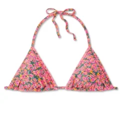 Women's Crochet Trim Triangle Bikini Top - Wild Fable™ Pink Floral Print 13 Women's Crochet Trim Triangle Bikini Top - Wild Fable™ Pink Floral Print -Selfie Leslie GUEST aa5c6afe 2ba2 4979 9d64 7eb22dd0aeb1