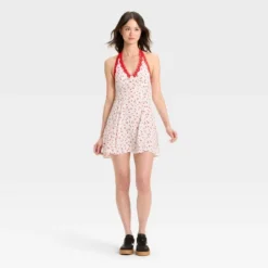 Women's Lace Trim Mini A-Line Dress - Wild Fable™ -Selfie Leslie GUEST ae745bc1 2240 49a8 8914 f009d9f86cfd