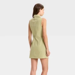 Women's Mini Wrap Dress - Wild Fable™ Olive Green