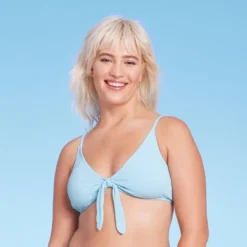 Women's Tie-Front Pique Textured Bralette Bikini Top - Wild Fable™ -Selfie Leslie GUEST b39ab413 6275 4813 afb9 6f56a8090c81
