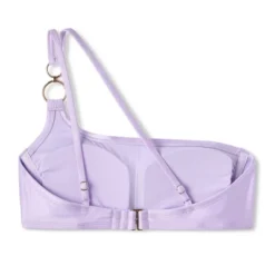Women's Ring Detail One Shoulder Bralette Bikini Top - Wild Fable™ Shiny Light Purple -Selfie Leslie GUEST b3fb0d38 695d 40d8 9adb 9a8a2fd618c3