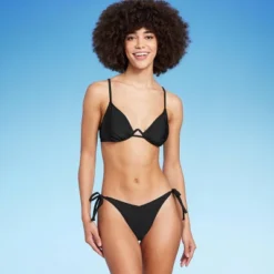 Women's Side-Tie V-Front High Leg Cheeky Bikini Bottom - Wild Fable™ -Selfie Leslie GUEST b67a4f69 4578 43c1 8875 f2ceedd2c98f