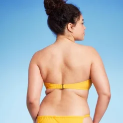 Women's Knot-Front Bandeau Bikini Top - Wild Fable™ Yellow -Selfie Leslie GUEST b6c2a017 a0e6 4ade 9616 180d51cff5b1