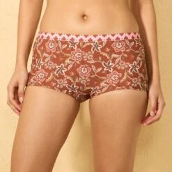 Women's Geo Print Reversible Low-Rise Cheeky Boyshort Bikini Bottom - Wild Fable™ Brown -Selfie Leslie GUEST b77b6835 fce3 477c 947b 6387849d45f3