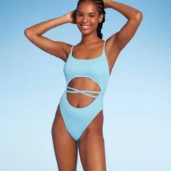 Women's Wrap Cut Out Extra Cheeky One Piece Swimsuit - Wild Fable™ -Selfie Leslie GUEST b99f6827 a2e1 4bb4 8473 893c28415859