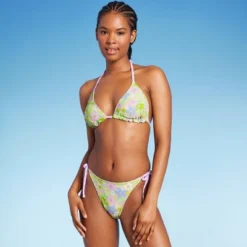 Women's Reversible Side-Tie Extra High Leg Extra Cheeky Bikini Bottom - Wild Fable™ -Selfie Leslie GUEST bab290c1 095e 42ff a69d 7c9e9390ed4b