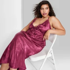 Women's Satin Slip Maxi Dress - Wild Fable™ -Selfie Leslie GUEST bacf4dd9 30c7 49e7 b58d a223e26c8e51