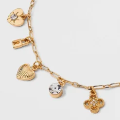 Mixed Charm Necklace - Wild Fable™ Gold -Selfie Leslie GUEST bcb9878e 4c52 486d 944a 69252463a5f1