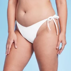 Women's Side-Tie V-Front High Leg Cheeky Bikini Bottom - Wild Fable™ -Selfie Leslie GUEST be18c7ad 37ea 429f 8d10 5845d840e028