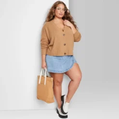 Women's Slouchy Button-Front Cardigan - Wild Fable™ -Selfie Leslie GUEST bf48b1cb 0a72 4896 957f 7c851cd47ee3