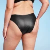 Women's Faux Leather High Leg Extra Cheeky Bikini Bottom - Wild Fable™ Black 2 Women's Faux Leather High Leg Extra Cheeky Bikini Bottom - Wild Fable™ Black -Selfie Leslie GUEST c044c550 af0e 4e0c 9292 977168e5828f