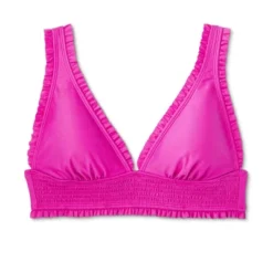 Women's Smocked Detail Longline Bikini Top - Wild Fable™ Purple -Selfie Leslie GUEST c419b826 f91b 4384 ae1b 1244ec614f5f