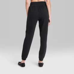 Women's High-Rise Tapered Joggers - Wild Fable™ Black -Selfie Leslie GUEST c6938be7 f7e3 4a62 9764 476eb5c31383