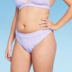 Women's Wavy Terry Textured Mid-Waist Ultra High Leg Cheeky Bikini Bottom - Wild Fable™ Lilac Purple 12 Women's Wavy Terry Textured Mid-Waist Ultra High Leg Cheeky Bikini Bottom - Wild Fable™ Lilac Purple -Selfie Leslie GUEST c90e0b1a 7fff 4533 912f 07df8cc1b936
