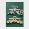 Bow And Rose Claw Hair Clip Set 2pc - Wild Fable™ Gold/Silver 2 Bow And Rose Claw Hair Clip Set 2pc - Wild Fable™ Gold/Silver -Selfie Leslie GUEST ce36d5a6 cdf3 4a74 993b 65705bf76c24