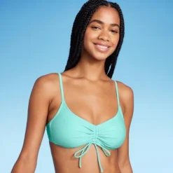 Women's Ruched Drawstring Front Bralette Bikini Top - Wild Fable™ -Selfie Leslie GUEST ce6ea46b a1f8 4119 ada6 d2c0f8044a12