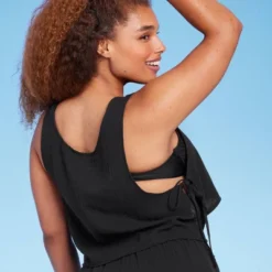 Women's Side-Tie Cover Up Cropped Tank Top - Wild Fable™ 9 Women's Side-Tie Cover Up Cropped Tank Top - Wild Fable™ -Selfie Leslie GUEST ceb63246 8140 4576 8d4c acaa8dba1722