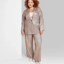 Women's Oversized Glitter Blazer - Wild Fable™ Copper -Selfie Leslie GUEST ced1d5ed 0950 4248 a82b 9346dc490a1c