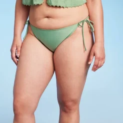 Women's Side-Tie Medium Coverage Bikini Bottom - Wild Fable™ Soft Green -Selfie Leslie GUEST cf915f80 4d07 4b3f bec5 9e69735a54d7