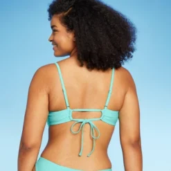 Women's Ruched Drawstring Front Bralette Bikini Top - Wild Fable™ -Selfie Leslie GUEST d0b657f5 abd0 4908 b197 561c729c54cd