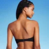 Women's Pucker Textured Center Front Shell Detail Bandeau Bikini Top - Wild Fable™ -Selfie Leslie GUEST d3180cdc 154b 4e64 9b07 3362e58126b4