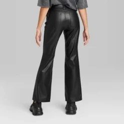 Women's Low-Rise Faux Leather Flare Pants - Wild Fable™ -Selfie Leslie GUEST d3f3a3aa afa1 4a4d 9e1c d68e1cd66763