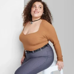 Women's Long Sleeve Sweetheart Neck Seamless Shirt - Wild Fable™ 11 Women's Long Sleeve Sweetheart Neck Seamless Shirt - Wild Fable™ -Selfie Leslie GUEST d6393de2 9313 4ed9 83cf df8b0fec51e5