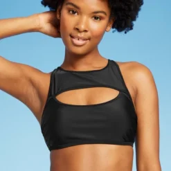 Women's Cut Out High Neck Bikini Top - Wild Fable™ -Selfie Leslie GUEST d7ddf542 29f4 41e8 8652 fa1226da0bb1