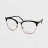 Women's Oversized Tortoise Print Square Blue Light Filtering Glasses - Wild Fable™ Brown -Selfie Leslie GUEST dbf0ec52 72a2 4866 816e 9e48b4585d18