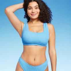 Women's Pucker Square Neck Wide Strap Bralette Bikini Top - Wild Fable™ -Selfie Leslie GUEST de56784e 48e5 483d 8e4d cc3c1964be89