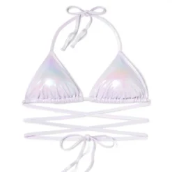 Women's Extreme Wrap Triangle Bikini Top - Wild Fable™ Light Purple Iridescent -Selfie Leslie GUEST e0317259 369c 4383 ae78 d5c3f07d8f3a