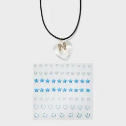 Acrylic Heart With Face Gems Pendant Necklace - Wild Fable™ Clear/Black -Selfie Leslie GUEST e37fdb87 6e58 4b74 af1f beba840da892