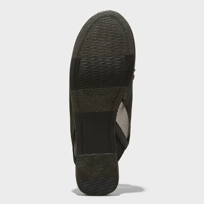 Women's Pixie Floral Mesh Slip-On Mule Flats With Memory Foam Insole - Wild Fable™ 5 Women's Pixie Floral Mesh Slip-On Mule Flats With Memory Foam Insole - Wild Fable™ - Image 3