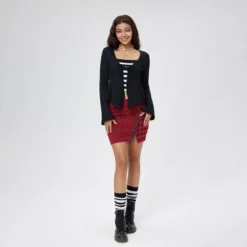 Women's V-Neck Knotted Long Sleeve Blouse - Wild Fable™ -Selfie Leslie GUEST e5513b34 811e 4e16 9af6 30920381c296