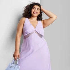 Women's Lace Detail Slip Midi Dress - Wild Fable™ -Selfie Leslie GUEST e5a4d8d7 26f8 4797 b305 774e92372918