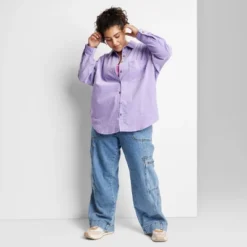 Women's Oversized Button-Down Corduroy Shirt - Wild Fable™ -Selfie Leslie GUEST e7631994 e7ce 448c a5d4 6a340f691bbb