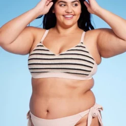 Women's Striped Crochet Bralette Bikini Top - Wild Fable™ 16 Women's Striped Crochet Bralette Bikini Top - Wild Fable™ -Selfie Leslie GUEST ee64a778 16fa 4d5a 8583 d1636711a423