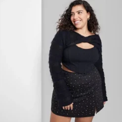 Women's Long Sleeve Party Shrug Sweater - Wild Fable™ -Selfie Leslie GUEST eed2b5a4 8f25 4d2a 931e 1fdf996d63c1