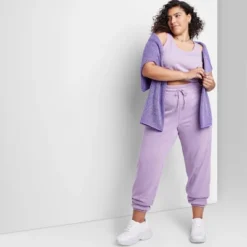 Women's High-Rise Tapered Joggers - Wild Fable™ 8 Women's High-Rise Tapered Joggers - Wild Fable™ -Selfie Leslie GUEST f09a37c0 00c8 4946 b5b4 a099d5b4a42c