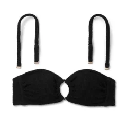 Women's Ribbed Textured O-Ring Bandeau Bikini Top - Wild Fable™ -Selfie Leslie GUEST f430329f 0a00 4852 9913 d572f7debae2