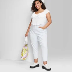 Women's Super-High Rise Curvy Tapered Jeans - Wild Fable™ Ultra Light Wash 9 Women's Super-High Rise Curvy Tapered Jeans - Wild Fable™ Ultra Light Wash -Selfie Leslie GUEST f8fc547a 9aec 4937 9bb7 73c9ba4415c3