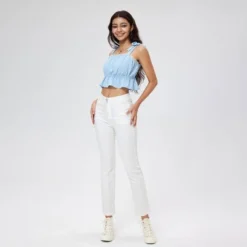 Women's Lace Trim Cropped Cami Top - Wild Fable™ Light Blue -Selfie Leslie GUEST fb91f3c0 ec91 40a3 bea6 005b53cbd0f0