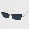 Women's Narrow Rimless Rectangle Cateye Sunglasses - Wild Fable™ Gold -Selfie Leslie GUEST fc72aaa3 3657 41c3 b8c4 fed32c190e5d