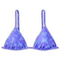 Women's Triangle Bikini Top - Wild Fable™ Purple Butterfly Print -Selfie Leslie GUEST fd694470 5080 4d61 ae2b 63aed4ddc02e