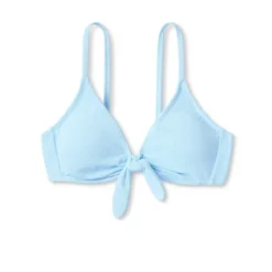 Women's Tie-Front Pique Textured Bralette Bikini Top - Wild Fable™ -Selfie Leslie GUEST fe04974e 56ea 4ddc a7d5 a67753e51927