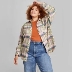 Women's Oversized Button-Down Flannel Shirt - Wild Fable™ Plaid 15 Women's Oversized Button-Down Flannel Shirt - Wild Fable™ Plaid -Selfie Leslie GUEST fe98b6ae 1954 4974 a405 cee663c19945