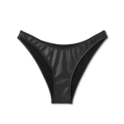 Women's Faux Leather High Leg Extra Cheeky Bikini Bottom - Wild Fable™ Black -Selfie Leslie GUEST ff32f929 da0d 4060 a517 3132e1da388d